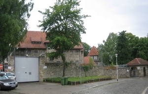 Die Straßenfront der Abteilung Hildesheim